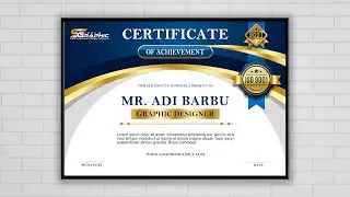 How to make a certificate in photoshop
