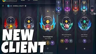 NEW CLIENT + CUSTOMIZATION!! (League of Legends)