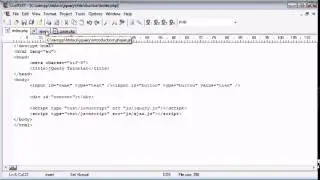 jQuery Tutorial   102   AJAX Send Data