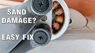 Solution to sand in drone motors (DJI mini 3 pro) - How to clean DJI Drone motor from sand