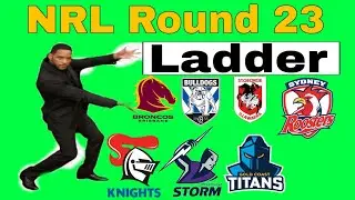 NRL LADDER 2024 | Round 23 Highlights