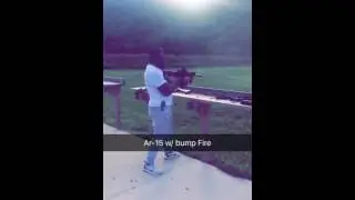 Ar15 gun with bump fire