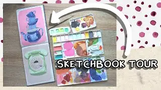 SKETCHBOOK TOUR | Finished Winsor & Newton 300GSM Watercolor Sketchbook Jan - April 2021