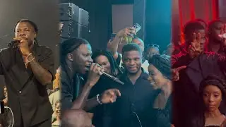 Stonebwoy Surprised Sammy Gyamfi & Wife at His Father In Law’s Burial Dinner 