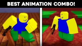 BEST ANIMATION COMBO In ROBLOX BEDWARS..