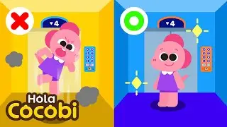 Seguridad en el Elevador | No No, Jugar Seguro! | Canciones Infantiles | Hola Cocobi