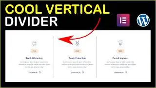 No Code  No Plugin ! How to Create VERTICAL DIVIDER in Elementor