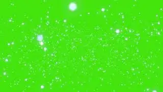 Green Screen | Amazing 3D FLOATING PARTICLES animation