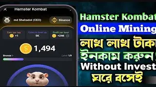 Hamster Kombat Mining Wallet Connect & Big Update Hamster Launch Date & Withdrawal & Combo Card