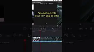 Como Inserir Clipes - Aprenda DaVinci Resolve em 1 Minuto!  #davinceresolve #cursodavinciresolve