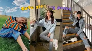 FUN SITTING POSE FOR INSTAGRAM 🌈📸 PHOTO IDEAS