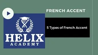 French Pronunciation- French accent marks