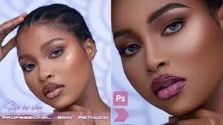 Professional Skin Retouch in Photoshop ( Free Brush) #photography #photo #photoshop #retouching