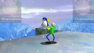 baldi throws an innocent baby penguin (in mario 64)  (OFFICAL UPLOAD)
