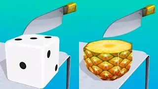 ASMR Slicing Game! Top Mobile Game! Relaxing sounds! Satisfying Video