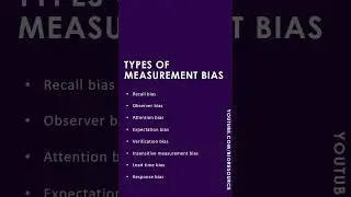 Statistical Bias: Classification, Types in Simple Terms 