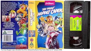 The Great Muppet Caper (1981) . 31st January 1994 - UK VHS