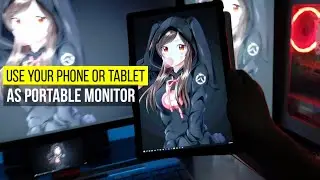 HOW TO USE YOUR ANDROID TABLET OR PHONE AS WIRELESS PORTABLE MONITOR | ANDROID TABLET AS MONITOR