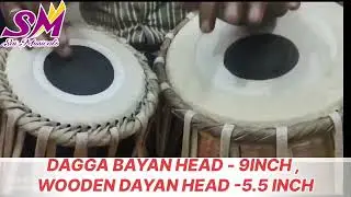 copper tabla set with wooden dayan , sound quality