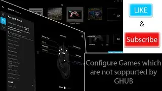 How to configure games which are not supported by GHUB Software
