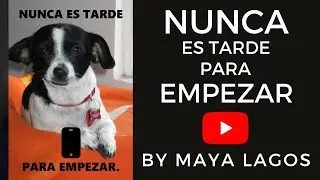 Nunca es tarde para empezar 🐾📸