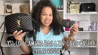 YSL Lou Camera Bag 1 year review - What fits + mod shots