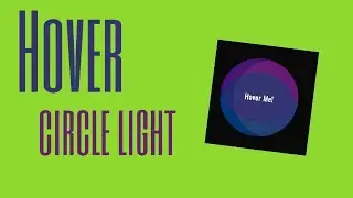 Hover Effect On Circle | Using Simple CSS