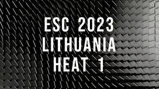 ESC 2023 Lithuania  - Pabandom iš naujo! (Heat 1) - My top 10  🇱🇹