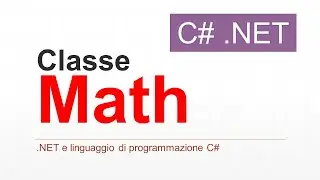 C# - Classe Math (.NET) ITA