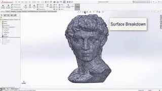 Reverse Engineering in SOLIDWORKS Quick Overview - Power Surfacing add-in