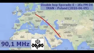 IRAN @4000km (2Es FM DX radio)
