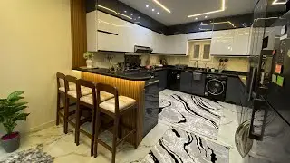 شقه عروسه تفتيش السرو وتصميم الشقه المطبخ مع الريسيبشن فكره عبقريه