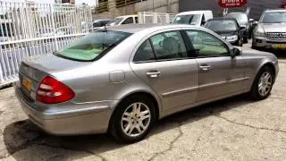 מאור סוכנויות רכב- מציג מרצדס E-350  2006 יפה ומרשימה
