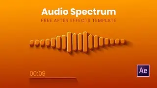 Audio Spectrum After Effects Template | Free Download