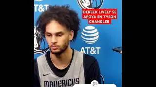 #derecklively el novato de los #mavericks dice que habla casi a diario con #tysonchandler #nba