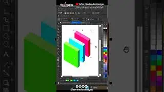 Amazing 3D Design in Corel Draw #hevlendordesigns #coreldrawtips #logo
