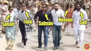 Salman Khan, Saif Ali Khan, Tabu, Sonali Bendre, Neelam ENTER CJM Court | BlackBuck Poaching Case