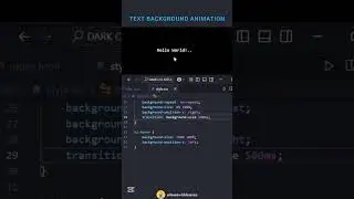 TEXT BACKGROUND ANIMATION | Create Cool Text Animation using HTML & CSS | CodeMinds