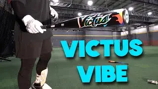 Hitting with the 2025 Victus Vibe BBCOR (vs. Atlas) | BBCOR Baseball Bat Review