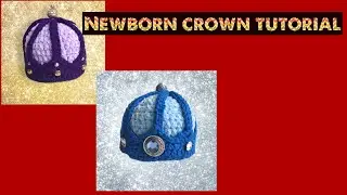 Crochet tutorial: newborn crown