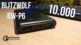 PowerBank 10000 mah -  BlitzWolf BW-P6 review en Español| SIO