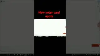 New Voter Card Apply