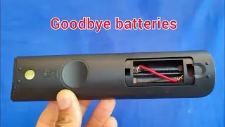 A genius idea that will not come to your mind Say goodbye to remote control batteries