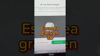 Free 3D Scanner - Scan 3D objects with your phone and then print them without buying a scanner.