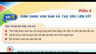 Bài 2 - Chủ đề F - Tin học 12 - Định dạng văn bản và tạo siêu liên kết (phần 4) - Cánh Diều
