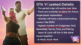 GTA VI NEW LEAKED DETAILS From Ex-Playstation Dev