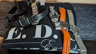 EDC had to make a small and affordable watch collection plus custom EDC shirt