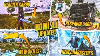 Bgmi Frosty Funland Is Here 😍 | Respawn Card, Vehicle, Abilities, Character's | Pubg 4.1 Update |