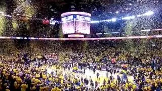 Inside Oracle Arena after Warriors win Game 5 vs Rockets