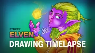 Street ELVEN Digital Mural | Speed Art